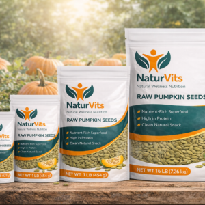 NaturVits Raw Pumpkin Seeds – Pure Plant Protein Superfood
