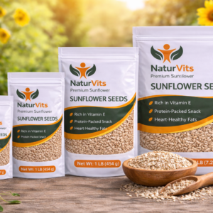 NaturVits Premium Sunflower Seeds – Nutrient-Rich Snack